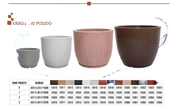 Vaso Redondo Polido